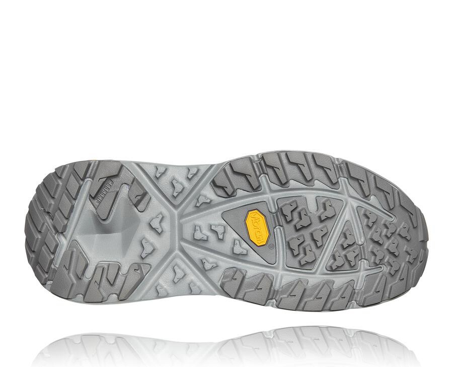 Hoka Australia One One Kaha Low GORE-TEX - Mens Trail Shoes Grey - CROFD-3419
